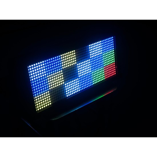 EUROLITE LED Strobe SMD PRO 864 RGB DMX con Effetto Luce Professionale