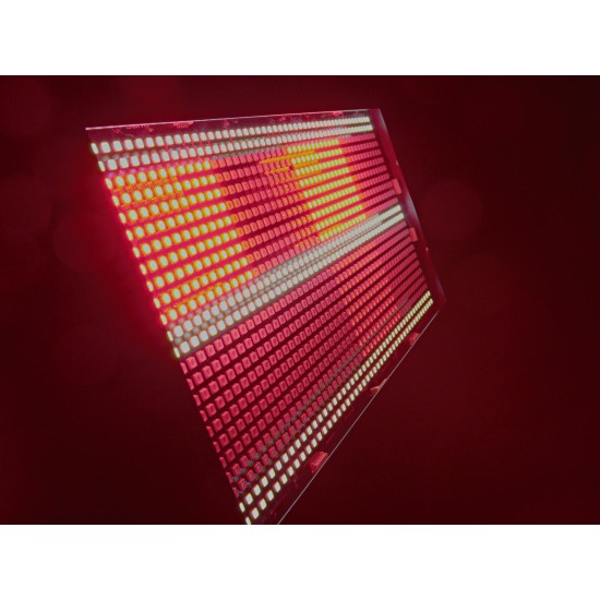 EUROLITE LED Super PIX Strobe 864 Panel - Proiettore LED RGB e Bianco Freddo per Eventi Professionali