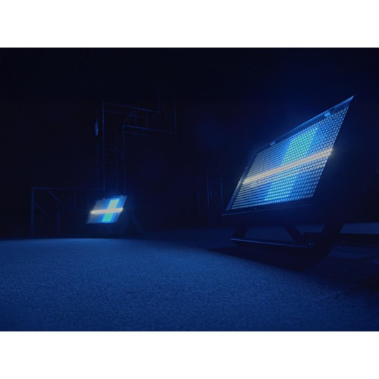 EUROLITE LED Super PIX Strobe 864 Panel - Proiettore LED RGB e Bianco Freddo per Eventi Professionali