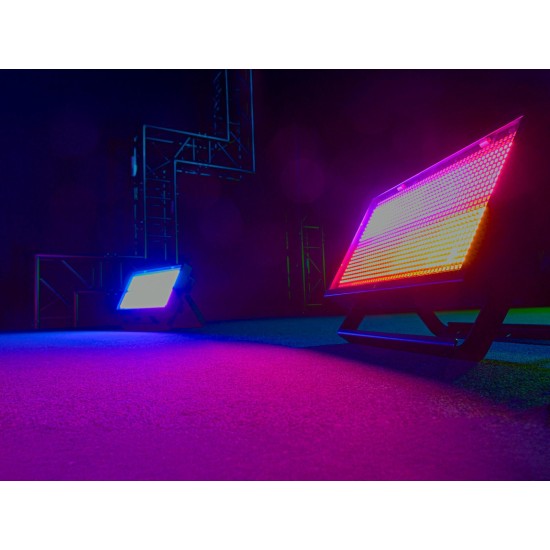 EUROLITE LED Super PIX Strobe 864 Panel - Proiettore LED RGB e Bianco Freddo per Eventi Professionali