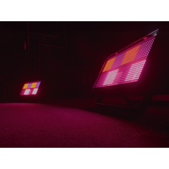 EUROLITE LED Super PIX Strobe 864 Panel - Proiettore LED RGB e Bianco Freddo per Eventi Professionali