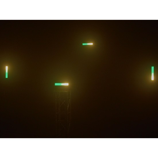 EUROLITE LED IP PIX Strobe FROST - Proiettore LED da Esterno con Effetto Stroboscopico e Frost Elettronico