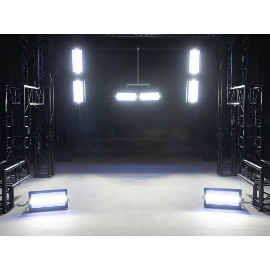 EUROLITE LED Mega Strobe Panel 812: Proiettore LED da Palco con Effetto Luce DMX e RGB