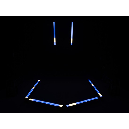 EUROLITE LED Mega Strobe 768 Bar: Proiettore LED da Palco con Effetti Stroboscopici e Controllo DMX