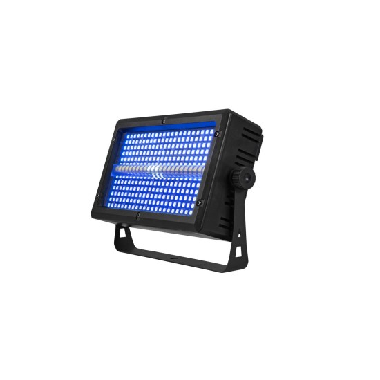 Strobo LED EUROLITE Mini Strobe ABL RGB CW 336 LED con DMX e Radiocomando, 65 gradi