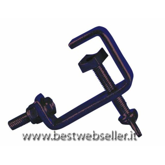 EUROLITE TH-25 Hook f.pipe dia.25mm colore nero EUROLITE TH-25 Hook f.pipe dia.25mm colore nero
