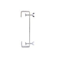 EUROLITE C-Clamp TCH-50/30 Silver per Montaggio su Tubi 50mm, Carico Massimo 30kg