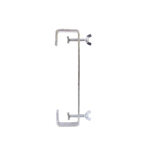 EUROLITE C-Clamp TCH-50/30 Silver per Montaggio su Tubi 50mm, Carico Massimo 30kg