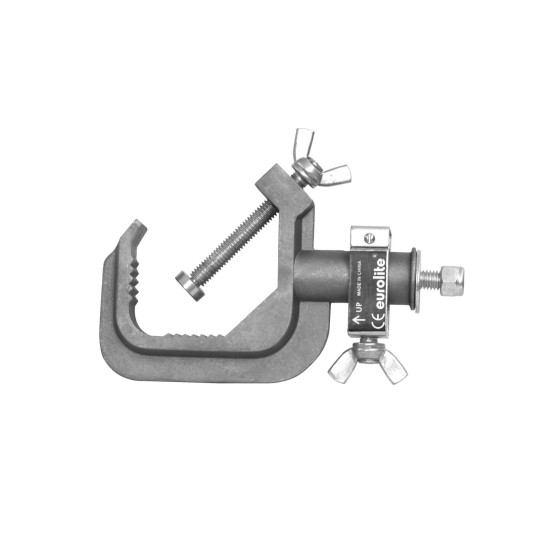 Gancio da Teatro EUROLITE TH-90 Argento per Proiettori e Effetti Luce