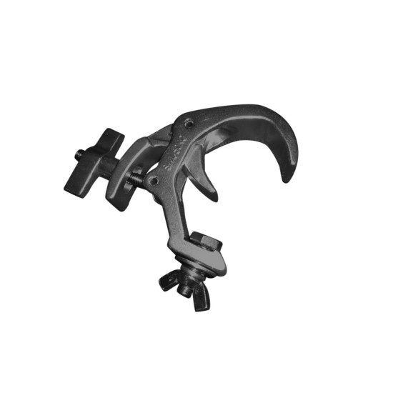 EUROLITE TH-270S Gancio Quick-Lock Slim Nero per Proiettori e Effetti Luce