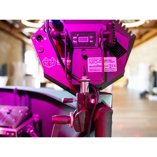 Gancio Quick-Lock EUROLITE TH-2SC Nero per Proiettori e Effetti Luce