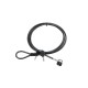 Lucchetto a Cavo EUROLITE KG-180S per Sicurezza Dispositivi con Chiave, 1.8m