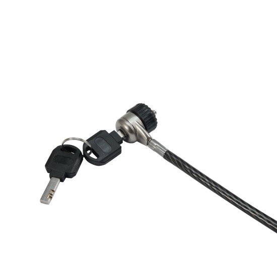 Lucchetto a Cavo EUROLITE KG-180S per Sicurezza Dispositivi con Chiave, 1.8m