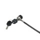Lucchetto a Cavo EUROLITE KG-180S per Sicurezza Dispositivi con Chiave, 1.8m