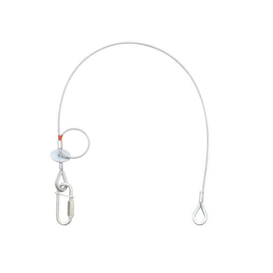 SAVEKING Corda di Sicurezza Argento 3x600 con Smorzamento Caduta Integrato