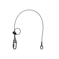 Corda di Sicurezza SAVEKING 3x600 Nera con Smorzamento Caduta Integrato