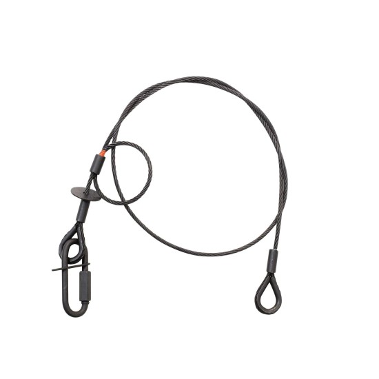 SAVEKING Corda di Sicurezza Nera 4x1000 con Smorzamento e Redance - 40 kg