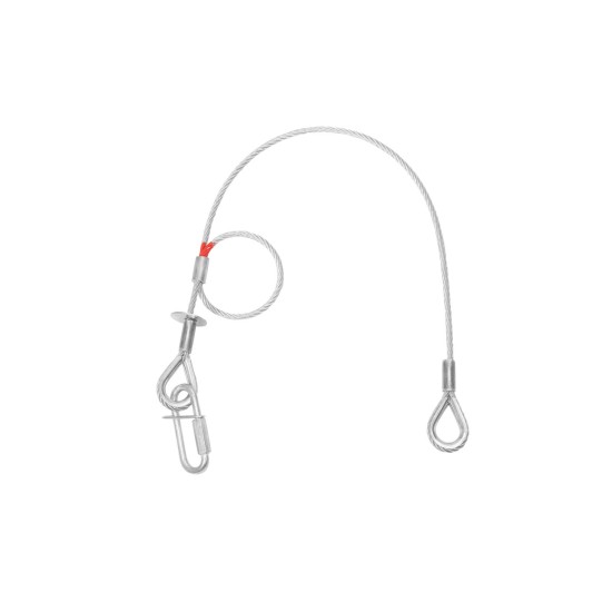 SAVEKING Corda di Sicurezza Argento 5x600 - Certificata BG per Carichi Fino a 60 kg