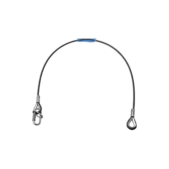 Corda di Sicurezza Eurolite UNV-5S 3x600mm, Nero, per Carichi fino a 5kg