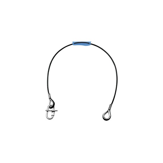 Corda di Sicurezza EUROLITE Safety Bond UNV-15S 4x1000mm per Carichi fino a 15kg - Nera