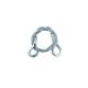 Steel rope 600x3mm argento with thimbles Steel rope 600x3mm argento with thimbles