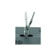 Steel rope 600x3mm argento with thimbles Steel rope 600x3mm argento with thimbles