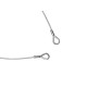 EUROLITE Corda d'acciaio 1000x4mm con Redancia per Sicurezza e Fissaggio Carichi