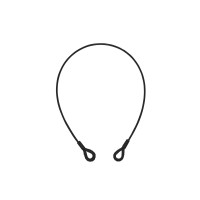 Corda di Sicurezza EUROLITE 1000x6mm con Redancia Nera per Fissaggio Carichi