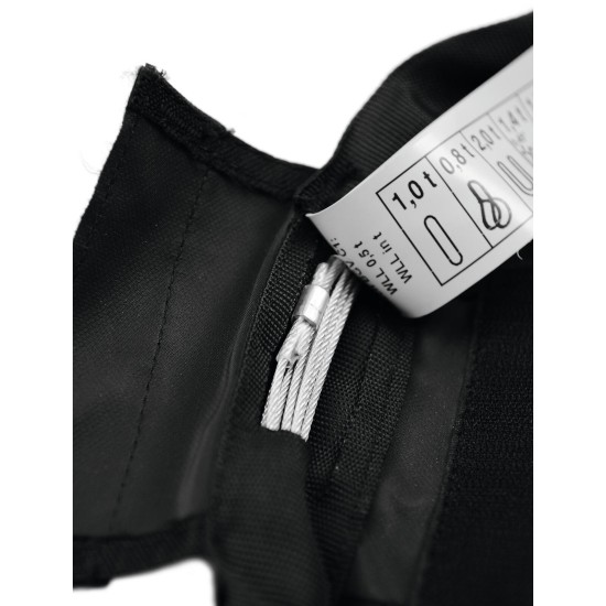 Imbracatura Rotonda SHZ con Inserto in Acciaio, 1 m, 1000 Kg - Qualità e Sicurezza per il Sollevamento