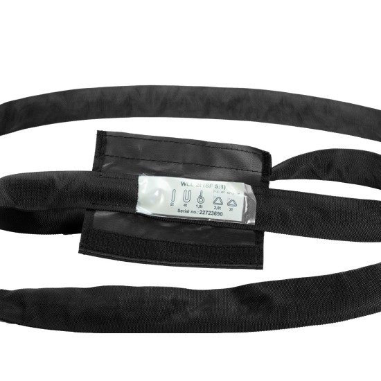 Imbracatura Rotonda SHZ con Inserto in Acciaio 1,5m, 2000kg - Sicurezza e Flessibilità