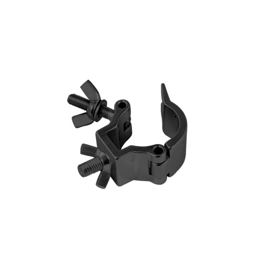 Morsetto EUROLITE TPC-20S Nero per Tubo 20mm, Capacità 10kg