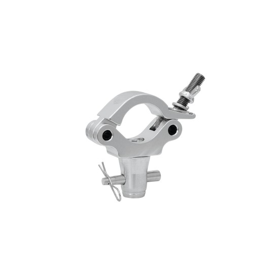 Morsetto Eurolite TPC-36 con Connettore Conico Argento per Sistemi di Traverse