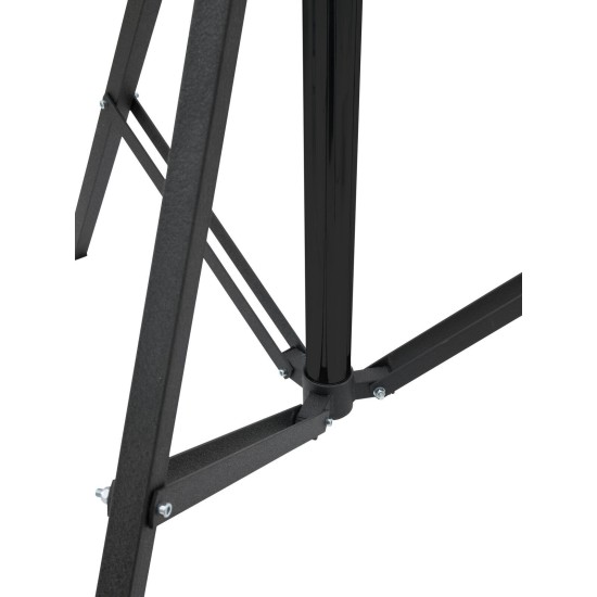 Treppiede a Manovella EUROLITE STT-400/85 Nero, Certificato TÜV - Carico 85 kg, Altezza 400 cm