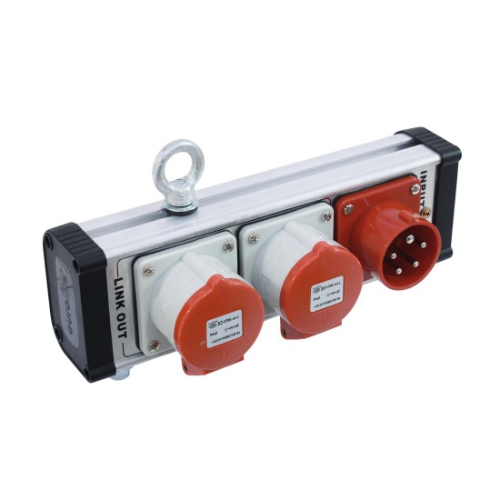 EUROLITE SAB-322 Power Split Box - Robusta e Affidabile per Distribuzione Elettrica