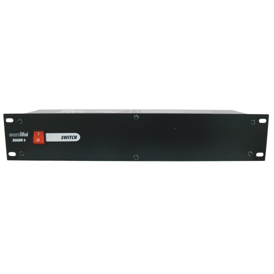 Centralina EUROLITE Board 6 con 6 Prese di Sicurezza - 3680W, 16A