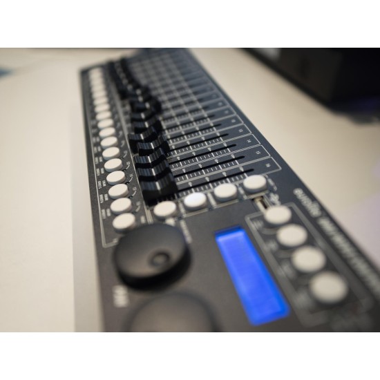 EUROLITE DMX Move Controller 512 - Controllo Luci Professionale con 512 Canali e Effetti RGBW