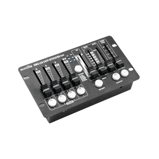 Centralina Luci EUROLITE DMX LED EASY Operator 4x4 Controller compatto per 4 proiettori LED RGBW