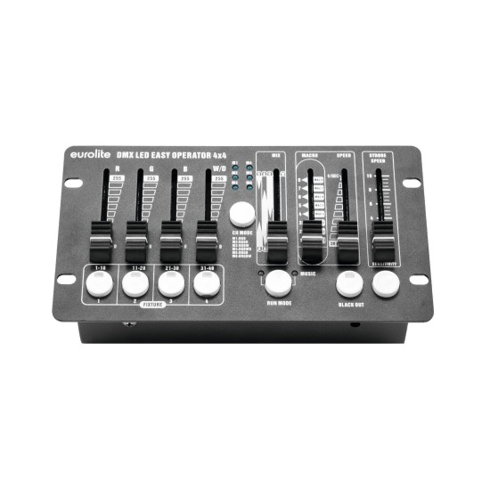 Centralina Luci EUROLITE DMX LED EASY Operator 4x4 Controller compatto per 4 proiettori LED RGBW