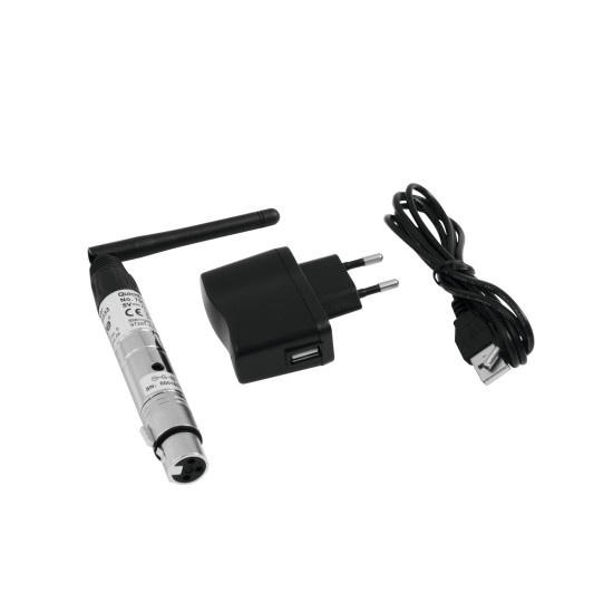 EUROLITE QuickDMX: Ricevitore Radio DMX 2.4 GHz per Illuminazione Professionale