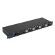 EUROLITE DMX Power Splitter 4x4 XLR a 3 poli per Rack - Efficienza e Controllo RDM