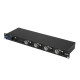 EUROLITE DMX Power Splitter 4x4 XLR a 3 poli per Rack - Efficienza e Controllo RDM