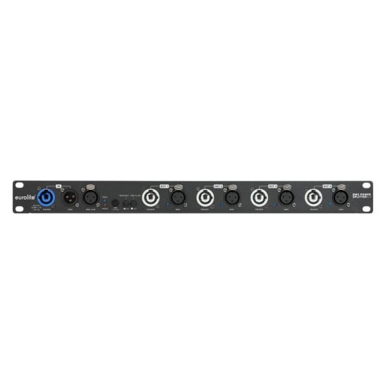 EUROLITE DMX Power Splitter 4x4 XLR a 3 poli per Rack - Efficienza e Controllo RDM