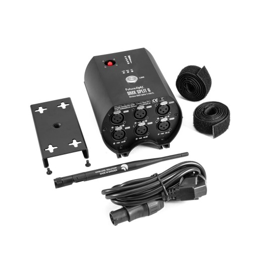 Splitter 6x e Ricevitore Radio DMX CRMX - Futurelight DMX Split 6