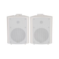 Coppia casse acustiche da muro 120W bianche - BC6W