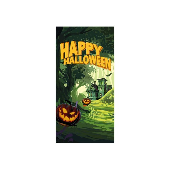 Banner Halloween EUROPALMS Foresta degli Spiriti 90x180 cm - Decorazione Spaventosa Alta Qualità