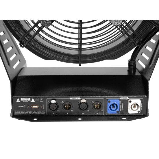 EUROLITE AF-180 Ventilatore da Palco DMX - Macchina Eolica Professionale con Controllo DMX