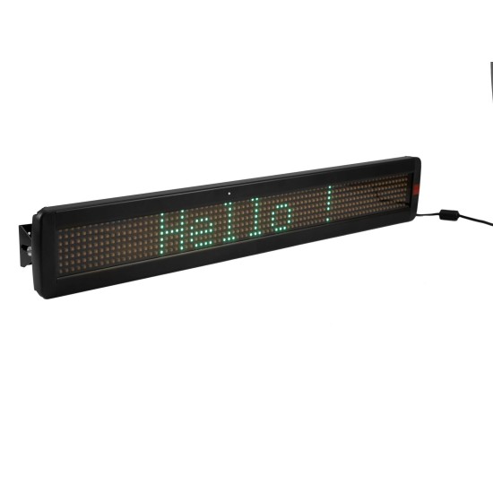 EUROLITE Insegna LED Scorrevole 7x80 USB LAN - Display Pubblicitario Programmabile