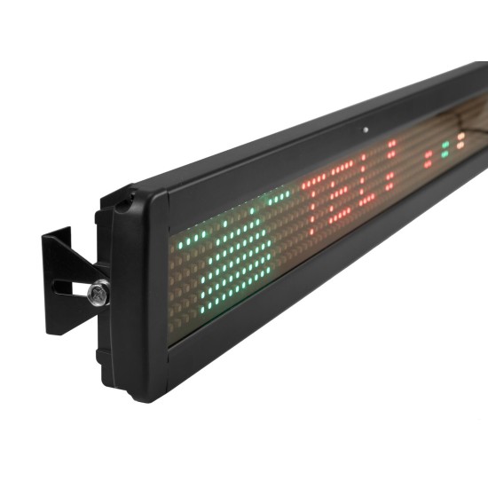EUROLITE Insegna LED Scorrevole 7x80 USB LAN - Display Pubblicitario Programmabile