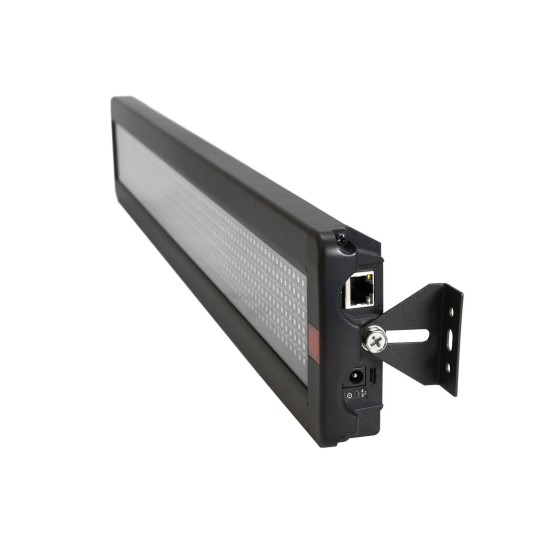 EUROLITE Insegna LED Scorrevole 7x80 USB LAN - Display Pubblicitario Programmabile