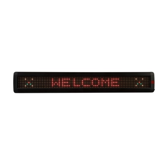 EUROLITE Insegna LED Scorrevole 7x80 USB LAN - Display Pubblicitario Programmabile